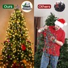 Quntis Luces Arbol Navidad con Temporizador, 6.6FT x 10 Líneas