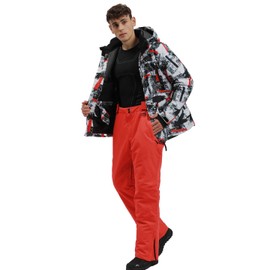 Men's Ski Suit Waterproof Snow Suits Two Piece Snowboard Jacket and Pants Set Outdoor Windproof Winter Warm Snowsuits