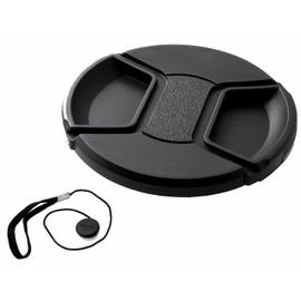 105MM Front Lens Cap with Keep Leash 105 mm Quality snap-on/Clip-on Design Cover