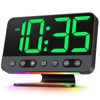 Odokee Digital Alarm Clocks for Bedrooms: Large Bold Number 5