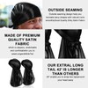 Aestustheri 1 PCS Silky Satin Durag - Black | Premium