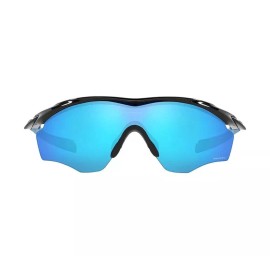 Oakley M2 OO9343 2145 Frame XL Sunglasses PolishedBlack PrizmSapphire