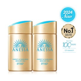 Annetsa Perfect UV Sunscreen Skin Care Milk 2 60ml / 아넷사 퍼펙트 UV 선스크린 스킨케어 밀크 NA 60ml 2개