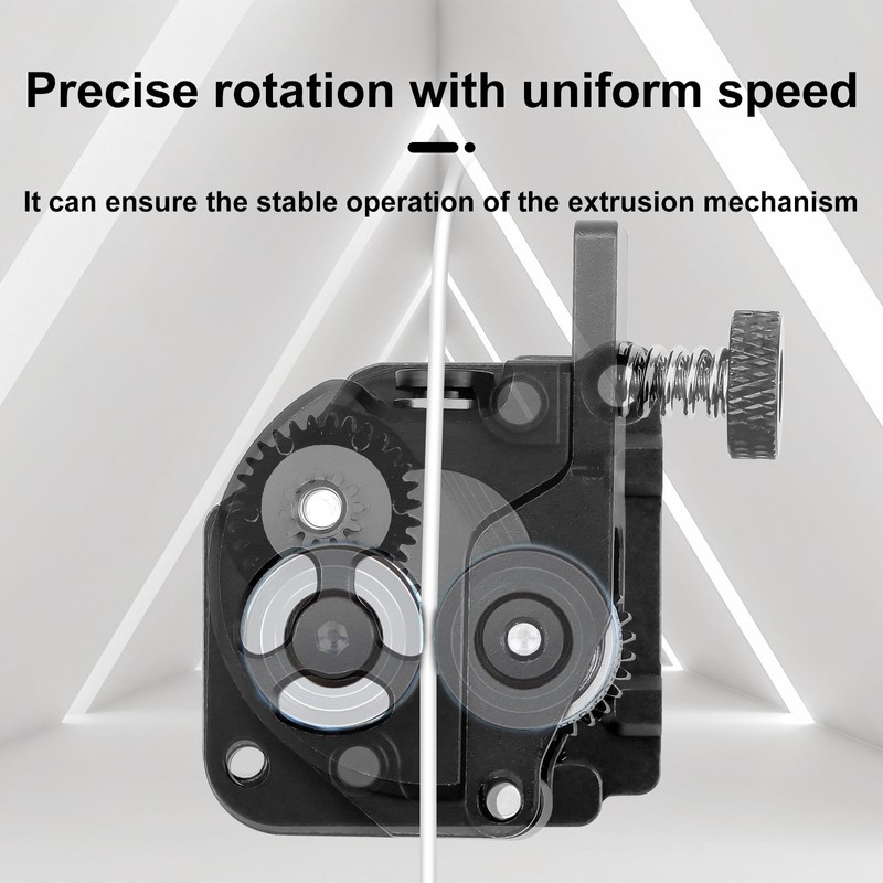 K1/K1C Extruder, Upgrade High Speed Extrusion Kit Dual Gear Feeding
