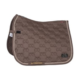 B Vertigo Monaco Dressage Saddlepad - Shiitake Beige - Horse