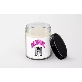 SpreadPassion Mom Dachshund Candle - Soy Wax Candle - Hand Poured Candle