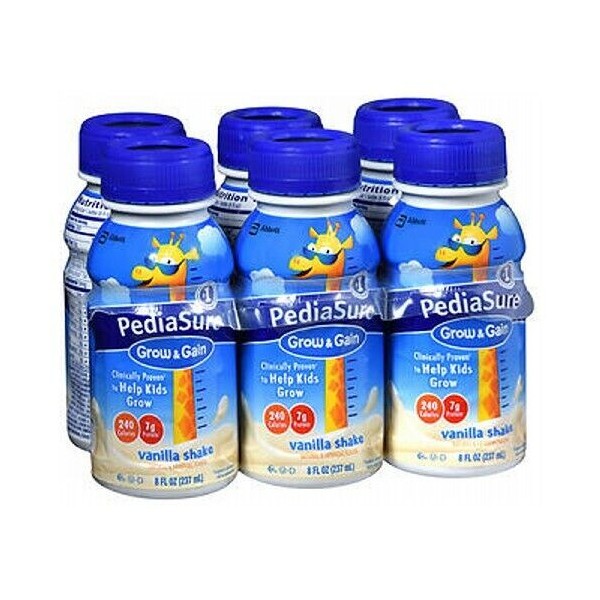 Pediasure Nutrition Drink Vanilla 8 oz/ 6 Pack