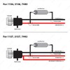 LEDpartsNow Pair of (2) 50 Watt 6 Ohm Load Resistors