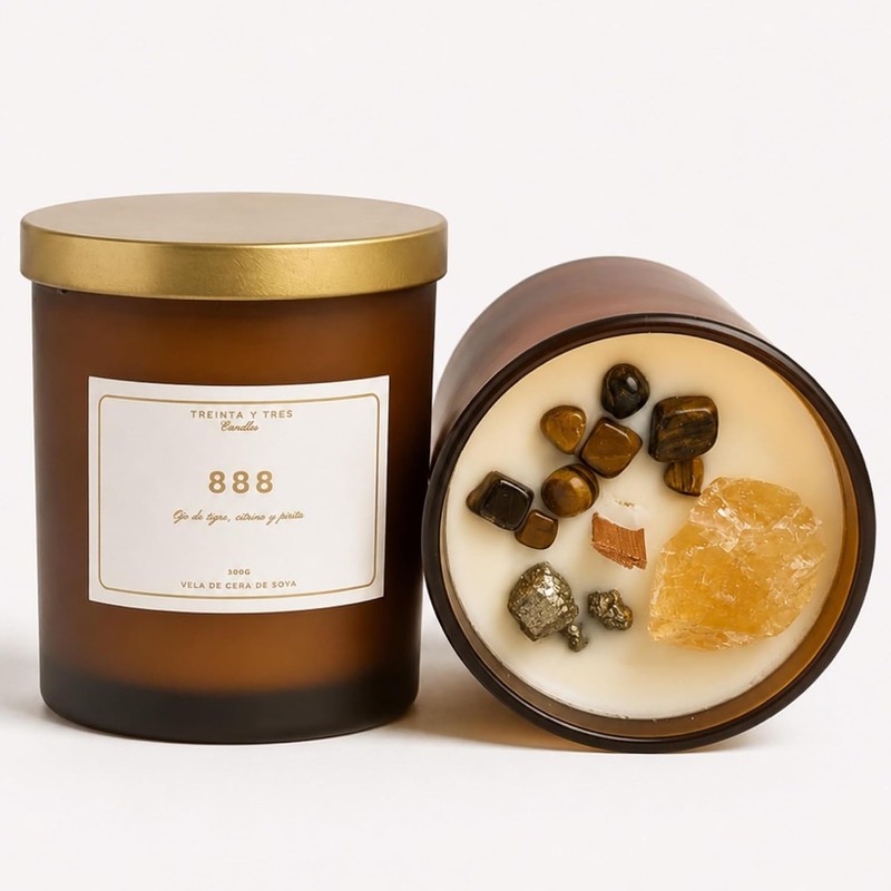 Vela aromatica para la abundancia 888