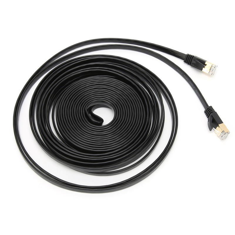Network Cable 10 Gigabit Double Shielded CAT7 8‑Core Twisted Pair