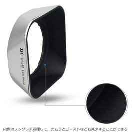 JJC Olympus LH-40 Compatible Lens Hood for Olympus M.ZUIKO DIGITAL 14-42mm F3.5-5.6 II and Olympus M.ZUIKO DIGITAL 14-42mm F3.5-5.6 II R for Olympus M4/3 Camera OMD-EM10 EM5 EM1 IV Mark III PII EN