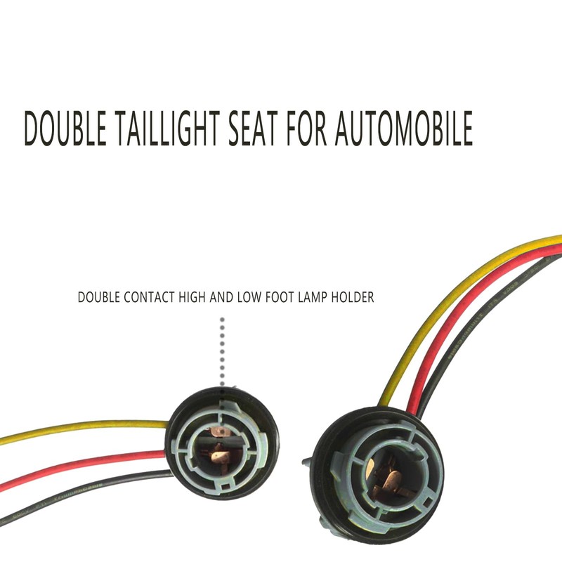 Luminuti Pack Of 2 Car Led Bulb Socket Plug,1157 Led