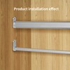 20 Pack Oval Closet Rod End Supports, Dveda Closet Rod