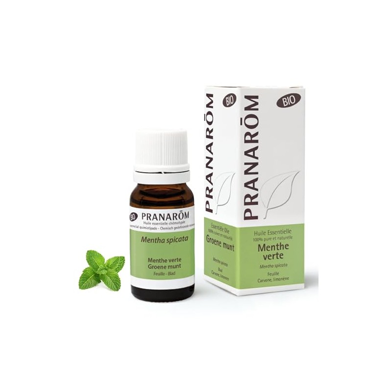 Pranarom Spearmint BIO 0.3 fl oz (10 ml) (PRANAROM Chemo