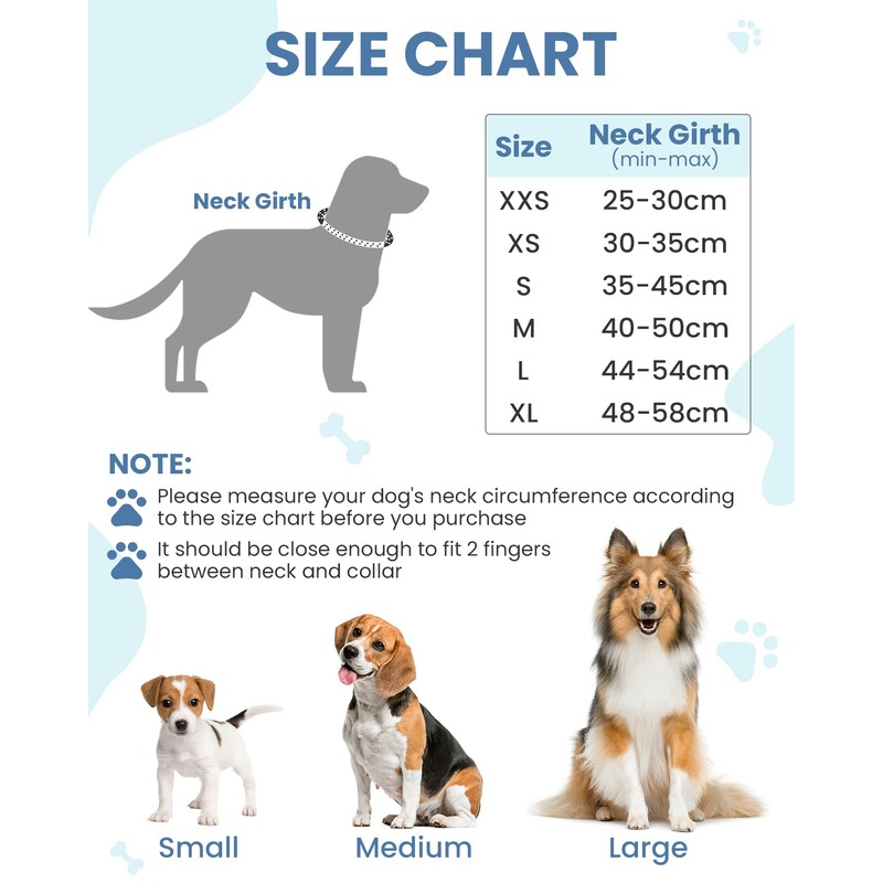 Kaka Mall Adjustable, Breathable, Reflective Nylon Dog Collar