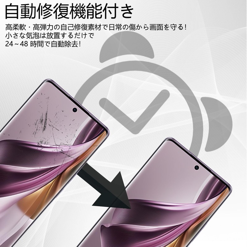 【Enhanced Privacy Protection】Anti-Peeking Film for AQUOS R9 Pro, TPU Material,