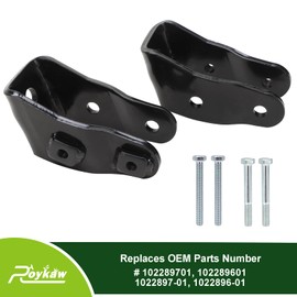 Roykaw Club Car Precedent - Conjunto de horquilla superior para modelos de carrito de golf eléctrico y gas tempo de 2004 en adelante y 2018, sustituye a OEM # 1022897-01, 1022896-01
