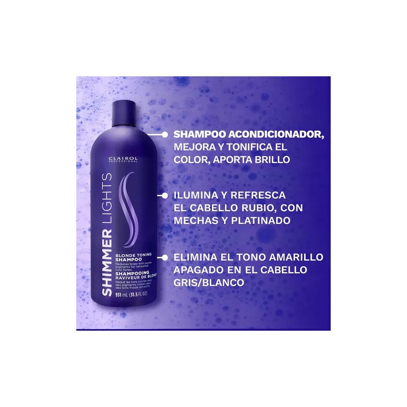 Champú Acondicionador Shimmer Ligth Purple Shimmer 931 Ml