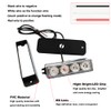 STBLTBAR 2 PCS 4-LED Emergency Strobe Lights for Trucks 12-24V