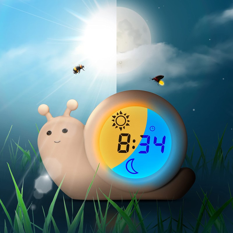 Alecto BC110BE Simon Educational Alarm Clock Children Sleep Trainer Children