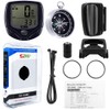 Water-Proof Bike Computer with Compass, MAXIN Wireless Bike Speedometer with