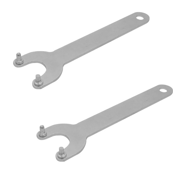 Set of 2 angle grinders, 2 pin wrenches for 125