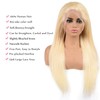 Ubetta Blonde Human Hair Lace Front Wig, 13x6 Brazilian Straight