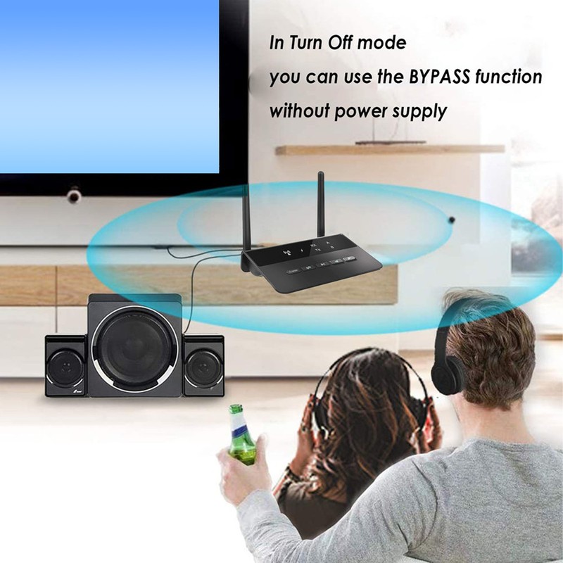 Bluetooth Receiver Transmitter 3.5mm AUX and RCA Port AptX Low