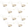 10 Pack Headset/Headworn Microphone Single Earhook Headset Microphone Mini XLR