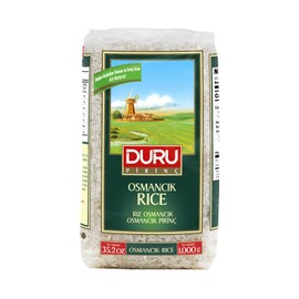Duru Osmancik Rice, 35.2oz (1000g), 100% Natural and Certificated, Non-GMO, Great for Vegan Recipes, Gluten Free