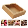XINHPKGG 20 Pcs Pie Boxes 10x10x2.5 Inch: Kraft Bakery Boxes