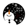 AimFun Christmas Party Plates Let It Snow Disposable Paper Plates