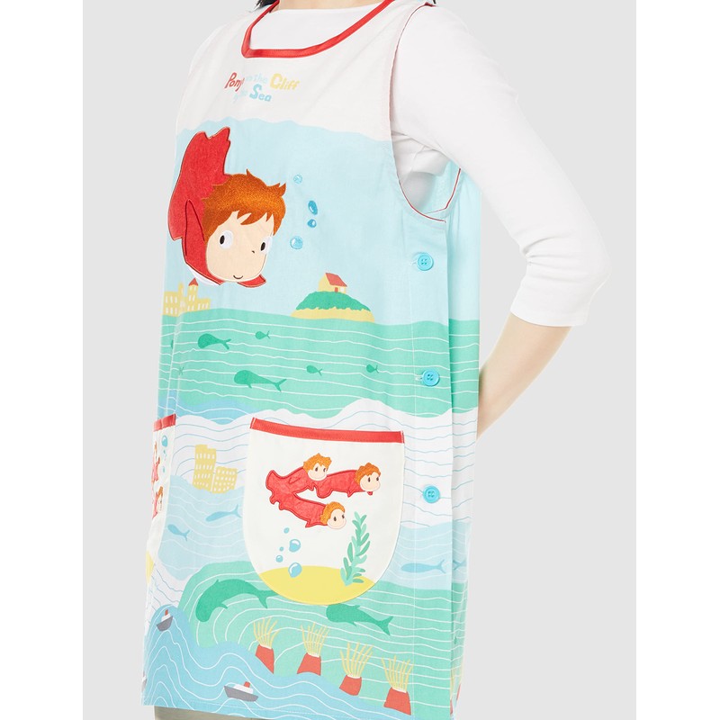 Marushin 1025009800 Studio Ghibli Ponyo Orchid-type Apron, Love