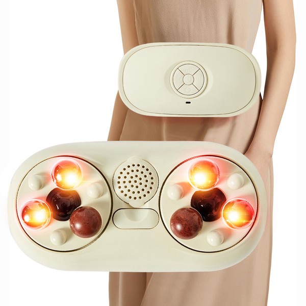Unbranded Dual Massage Abdominal Massager with Heat for Flatulence and