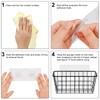 Toplife Adhesive Hanging Wall Baskets,Kitchen Cabinet Door Organizer 2 Pack