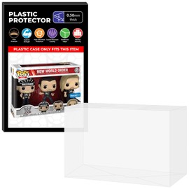 Display Geek, 1 x Plastic Pop Protector Compatible with 3 Pack NWO New World Order Funko Pop Box, Kollector Protector