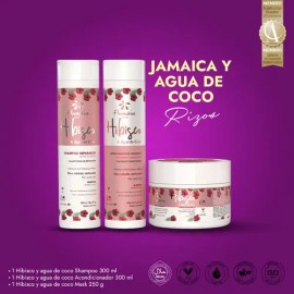 Kit Floractive Shampo Acondicionador Mask Cabello Rizado