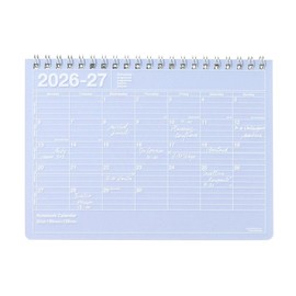 2026 Schedule Notebook, Begins in April 2026, Monthly Block, B6 Variation, Notebook Calendar, S, Purple, Marks 26SDR-NB2-PL