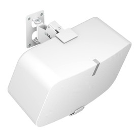 notiela Tilting and Swivel Speaker Wall Mount for Sonos 5 and Play 5 - Robust Mount for Sonos Five and Play 5 Gen 2, White