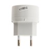 Inotech Adaptor with Socket Adapter M 6A, F, 16A, White