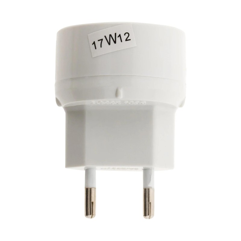 Inotech Adaptor with Socket Adapter M 6A, F, 16A, White