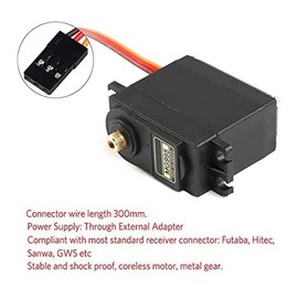 Anlayliay 4PCS Servo Motor for Control Angle180 Metal Gear Servo 20KG Digital High Speed Torque Servo Motor for Smart Car Robot