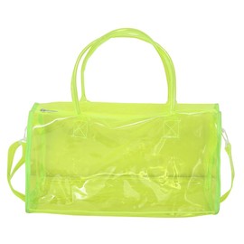 Clear Gym Bag Waterproof Shoulder Workout Swim Travel Lightweight Large Capacity Sports Bag for Gym Green