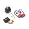 QWORK Wireless Remote Control Winch Kit - 12V, 250A, Steel,