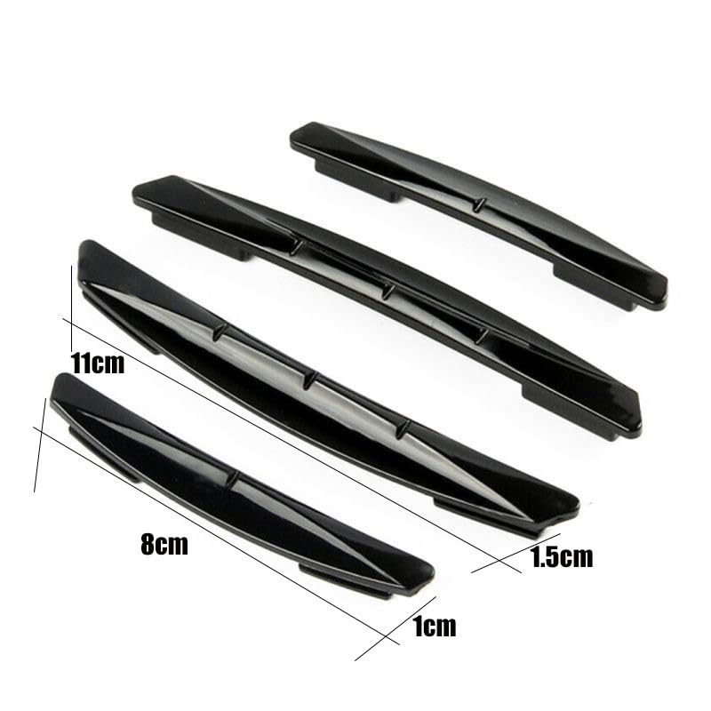 Wzenclave Protectores de Bordes de Puertas de Auto, 4 Piezas,