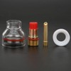 Gerioie Torch Glass Cup, Welding Torch Accessories, Gas Lens, Resistance