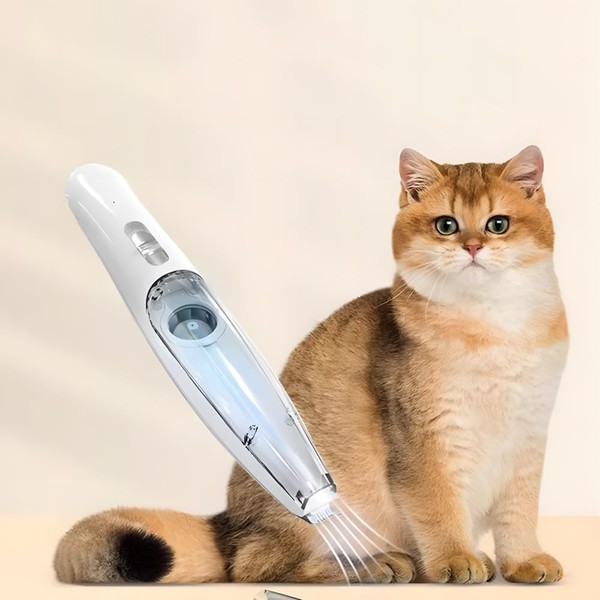 Dog Paw Trimmer for Grooming - Quiet, Rechargeable Pet Paw