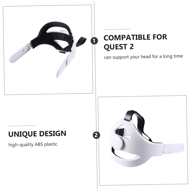 KOMBIUDA Vr Headset Headband Accessories Comfortable Head Cushion Non-Slip Rotating