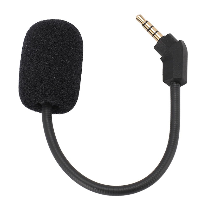 Detachable Headphone Mic, Bendable Noise Cancelling Plug and Play 360