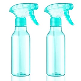 Cosywell Plastic Spray Bottles 8.8oz/260ml 2 Pack Refillable Container Empty Spray Bottle for Cleaning Mist/Stream Heavy Duty Water Spraying Bottle for Cooking Hair Care Essential Oils(Green)